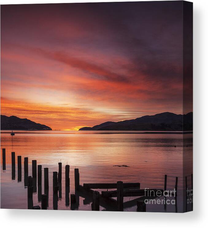 Sunrise Canvas Print featuring the photograph Beautiful Sunrise by Colin and Linda McKie