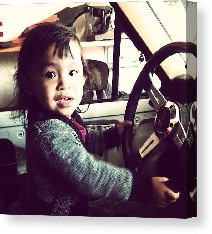 Minitrucks Canvas Print featuring the photograph Before I Know It She'll Be Asking For by Kounterkultured Allende