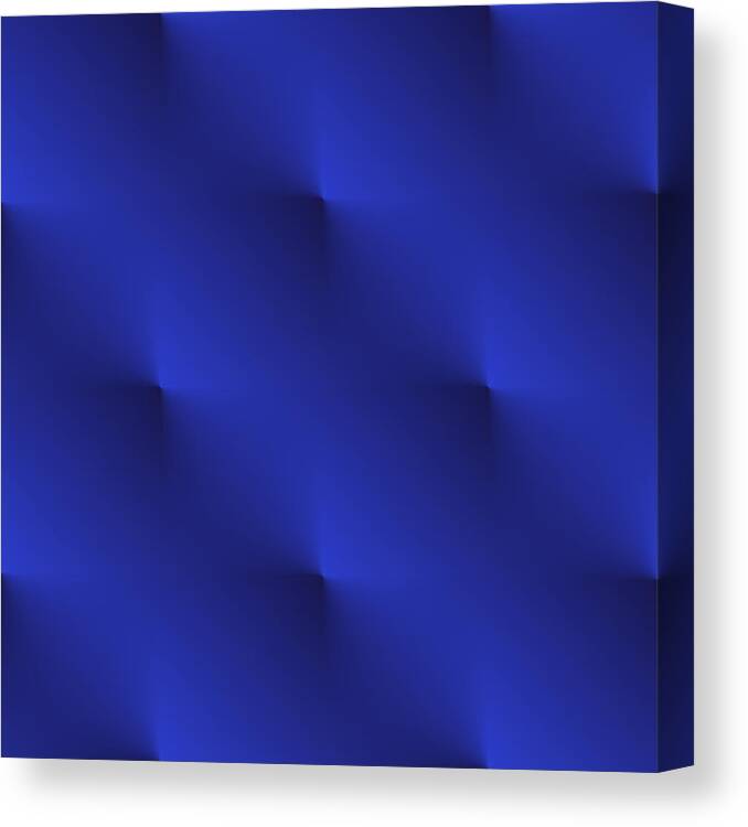 Antique Canvas Print featuring the digital art Blue Velvet by Valentino Visentini