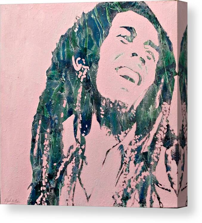 Bob Canvas Print featuring the painting Bob by Pasquale Di maso