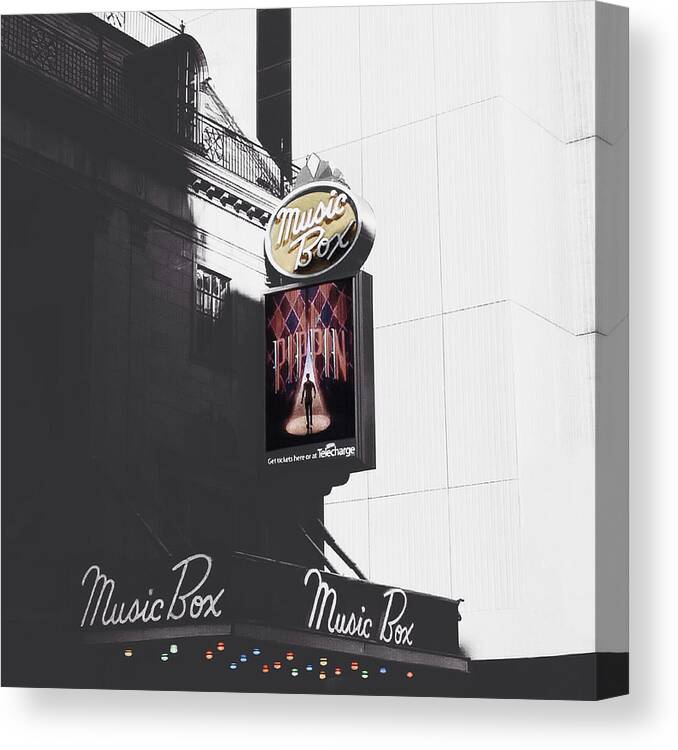 Nyc Canvas Print featuring the photograph Broadway Dreams by Natasha Marco
