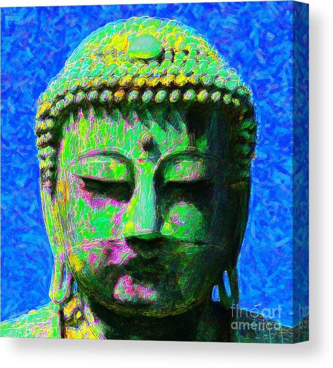 Religion Canvas Print featuring the photograph Buddha 20130130p0 by Wingsdomain Art and Photography