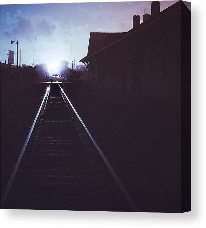 Igofhouston Canvas Print featuring the photograph Busy Choo-choosday! by Escapist's Alley