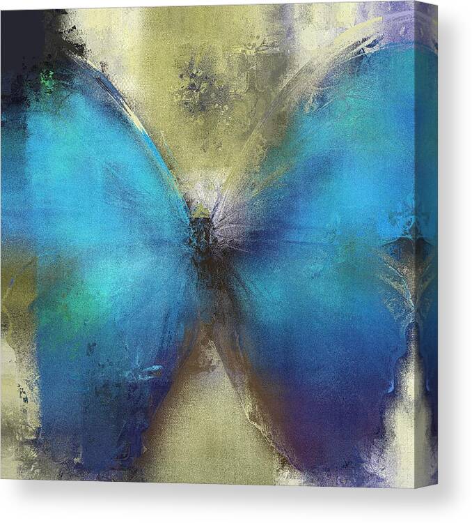 Butterfly Canvas Print featuring the digital art Butterfly Art - ab0101a by Variance Collections