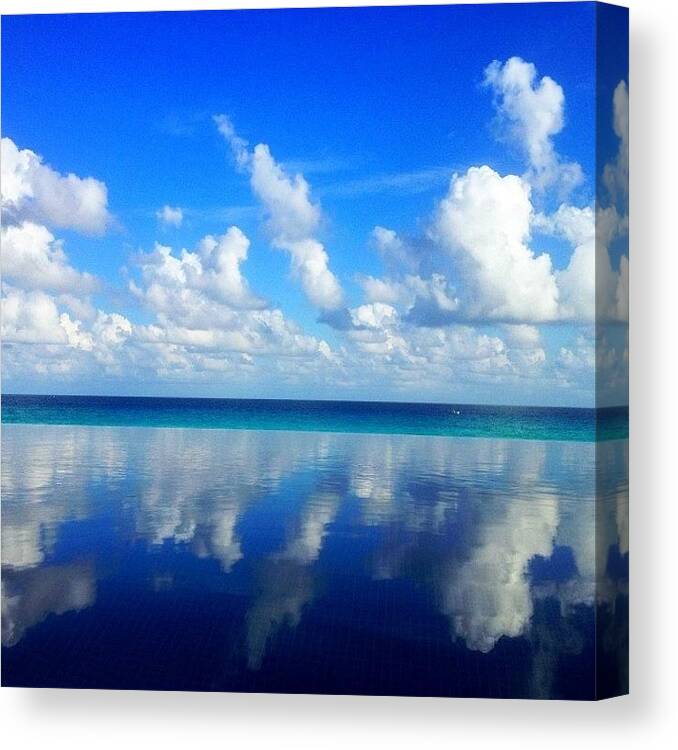 Yup Canvas Print featuring the photograph #cancun #tbt by Thewinery Wine