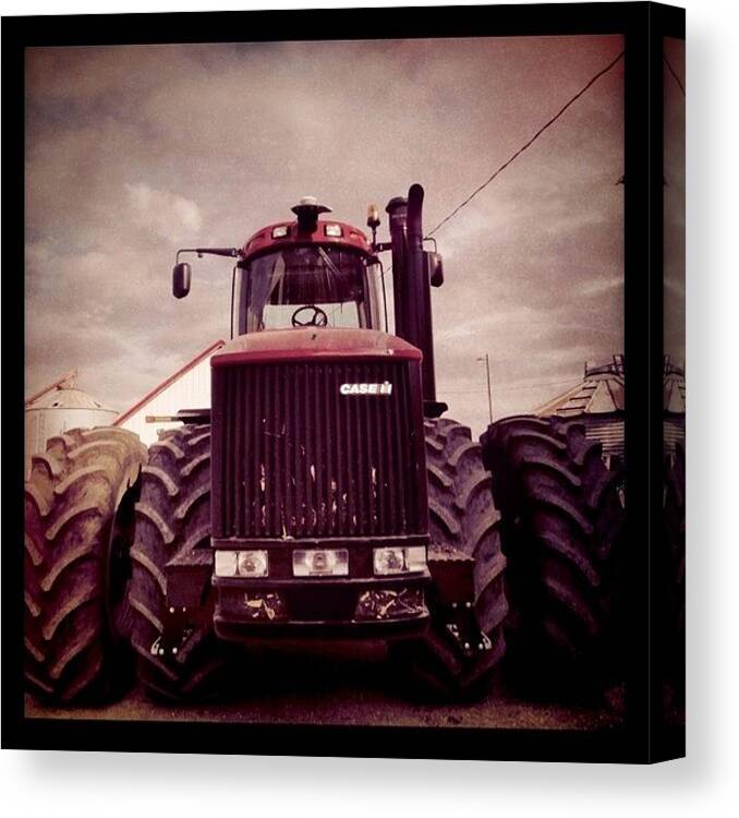 Case Ih Canvas Print featuring the photograph Case IH by Spencer Neuberger