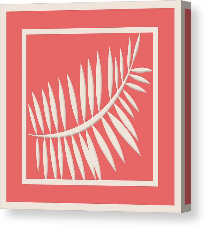 Cayenne Canvas Print featuring the painting Cayenne Abstract No.2 by Bonnie Bruno