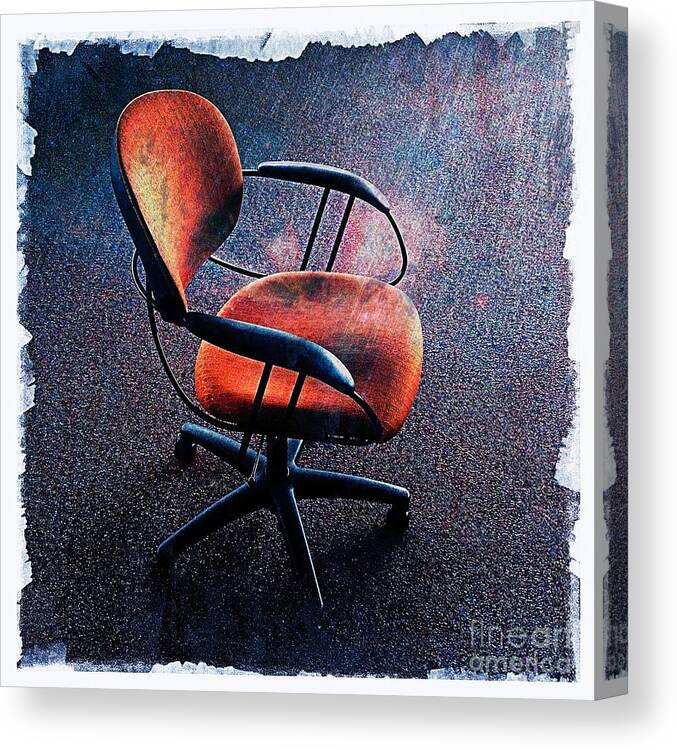 Chair Canvas Print featuring the photograph Chair 3 by Perry Webster