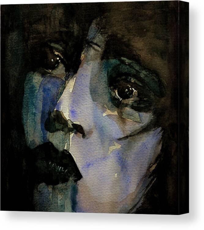 Clara Bow Canvas Print featuring the painting Clara Bow by Paul Lovering