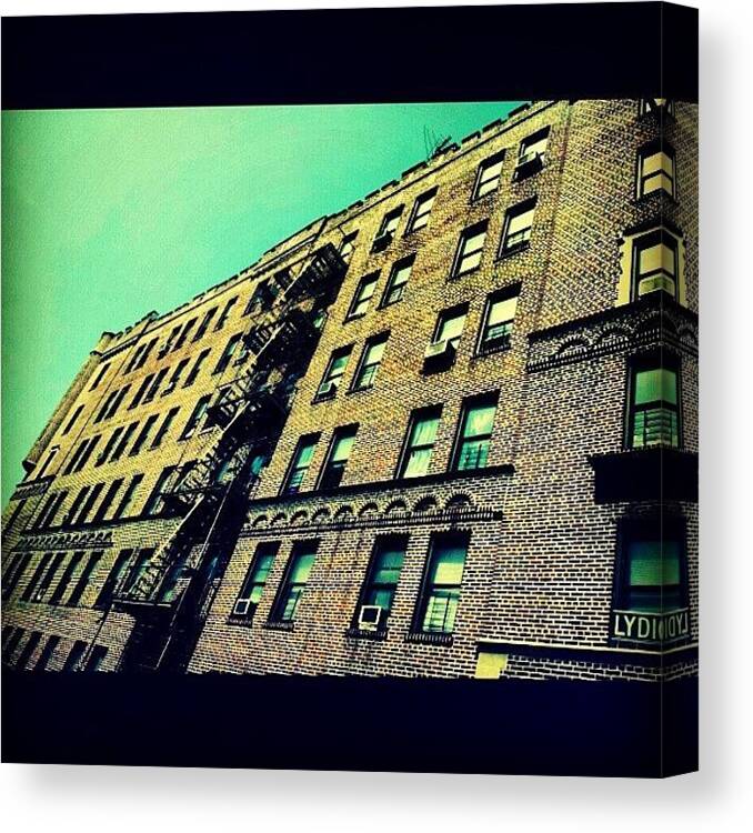  Canvas Print featuring the photograph Climbing by Radiofreebronx Rox