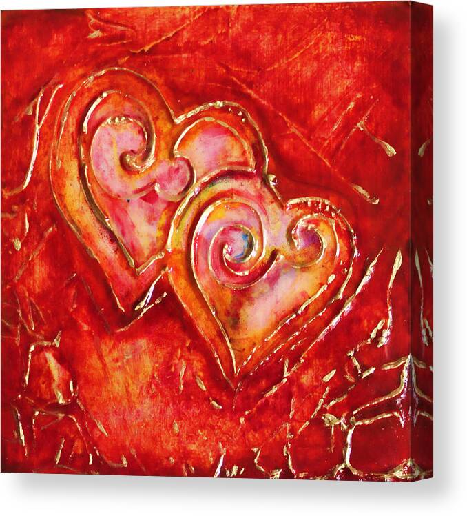 Love Canvas Print featuring the painting Close to You by Christiane Kingsley