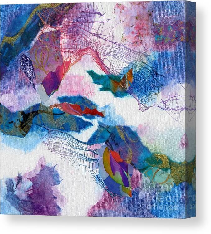 Abstract Canvas Print featuring the painting Cosmopolitan 1 by Deborah Ronglien