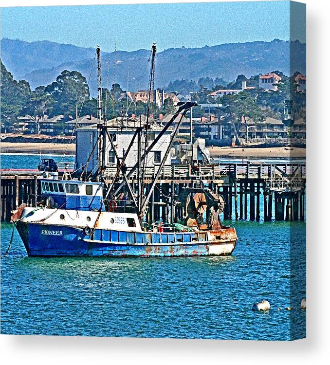 California Coast Canvas Print featuring the photograph Crew Wanted by Joseph Coulombe