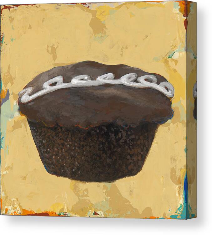 Cupcake Canvas Print featuring the painting Cupcake #2 by David Palmer