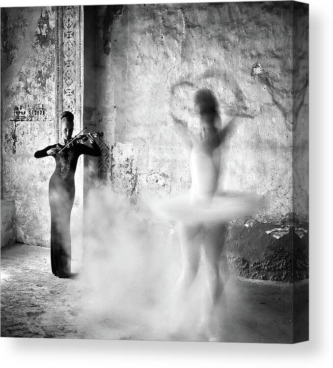 Dance Canvas Print featuring the photograph Dance by Michael M.