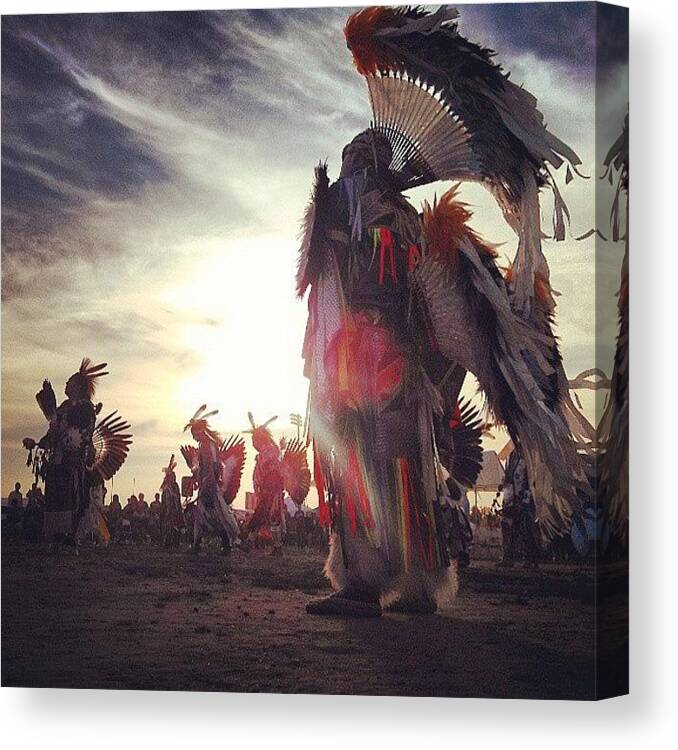 Scenery Canvas Print featuring the photograph Dancing Until Sundown by Rachel Waters