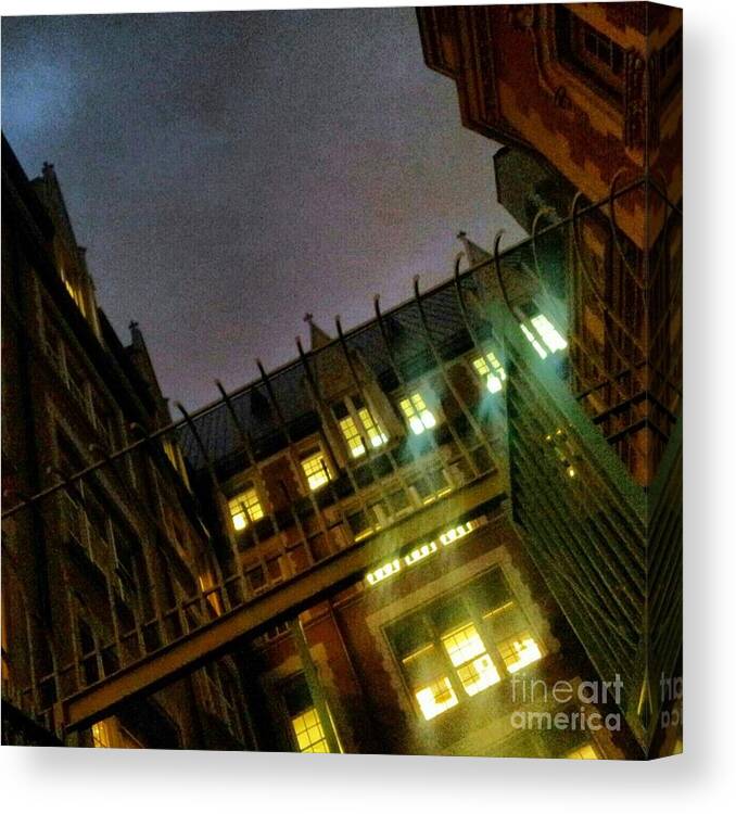 Charter School Canvas Print featuring the photograph Dark Charter by Brianna Kelly