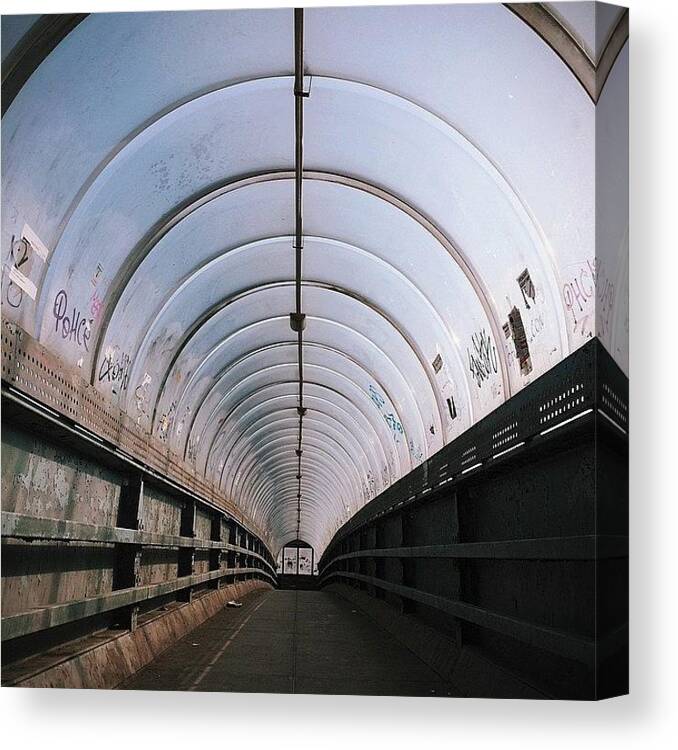 Kovp Canvas Print featuring the photograph Dark Corner || #tunnelvision Above by Andrew Mo