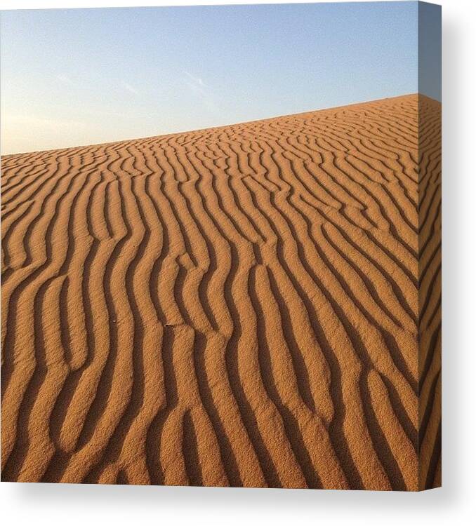 Beautiful Canvas Print featuring the photograph Daydreaming...#sahara #desert #morocco by Blogatrixx 