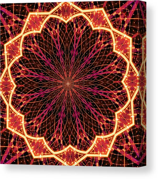 Kaleidoscope Canvas Print featuring the photograph Do the Math by Kristin Elmquist