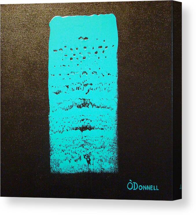 Abstract Canvas Print featuring the painting Dream Fall by Stephen P ODonnell Sr