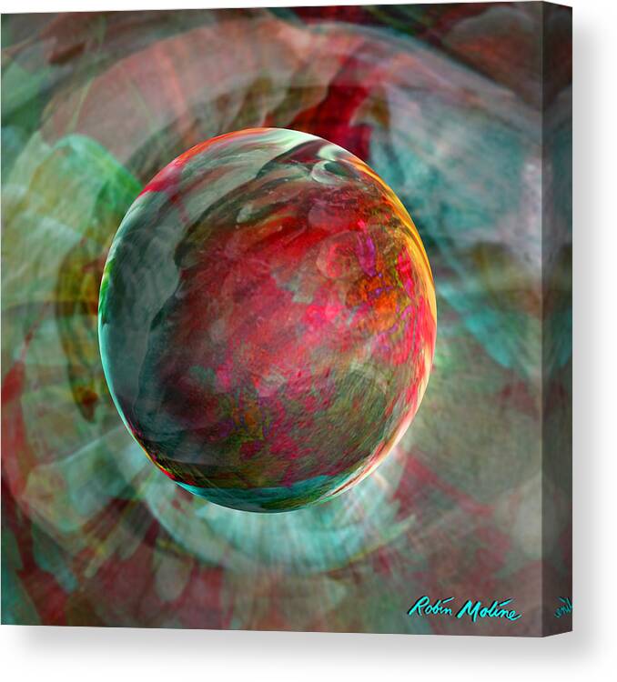  Dreams Canvas Print featuring the painting Dream Weaving by Robin Moline