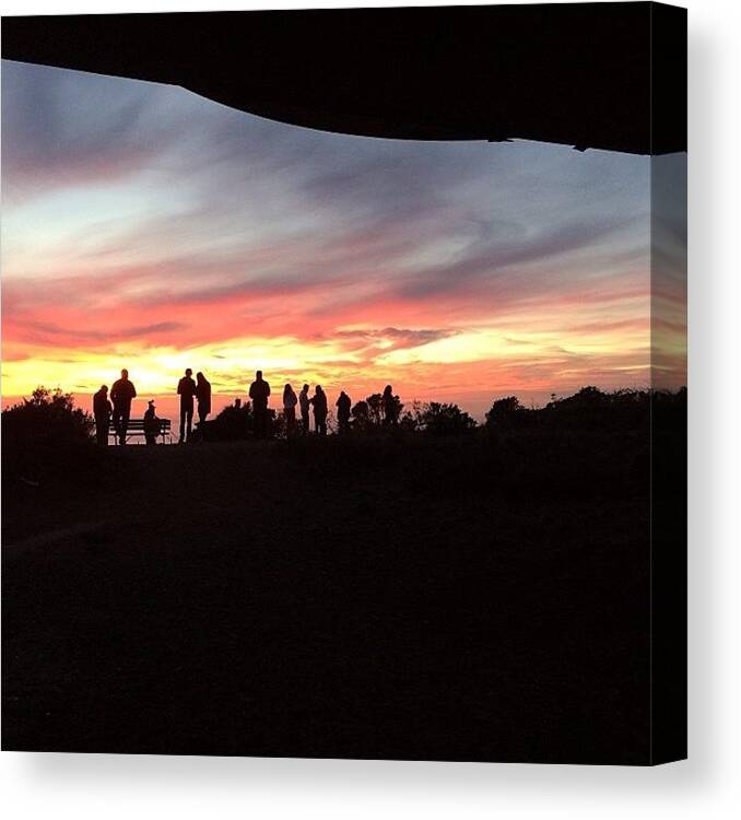 Nofilter Canvas Print featuring the photograph Dusk At The Marin Headlands #nofilter by Christine Agoni