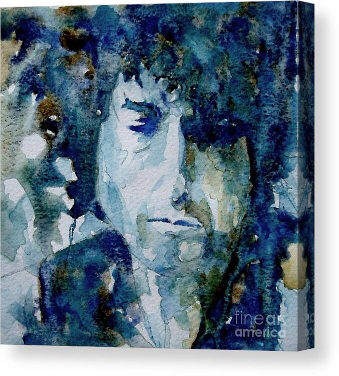 Icon Canvas Print featuring the painting Dylan by Paul Lovering