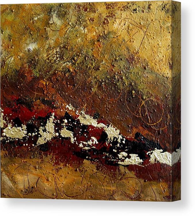 Earth Canvas Print featuring the painting Earth Abstract Four by Lance Headlee
