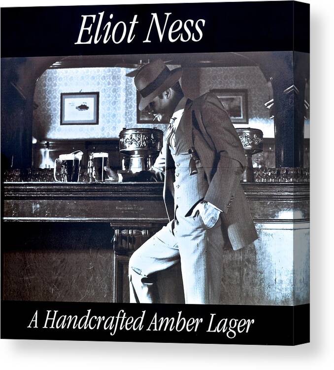 Eliot Canvas Print featuring the photograph Eliot Ness by Frozen in Time Fine Art Photography