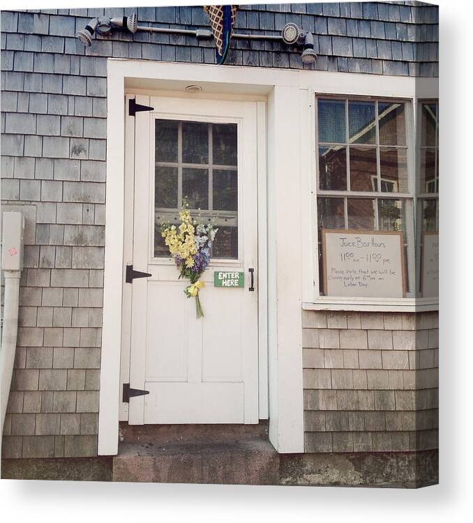 Nantucket Canvas Print featuring the photograph Enter Here by Natasha Marco