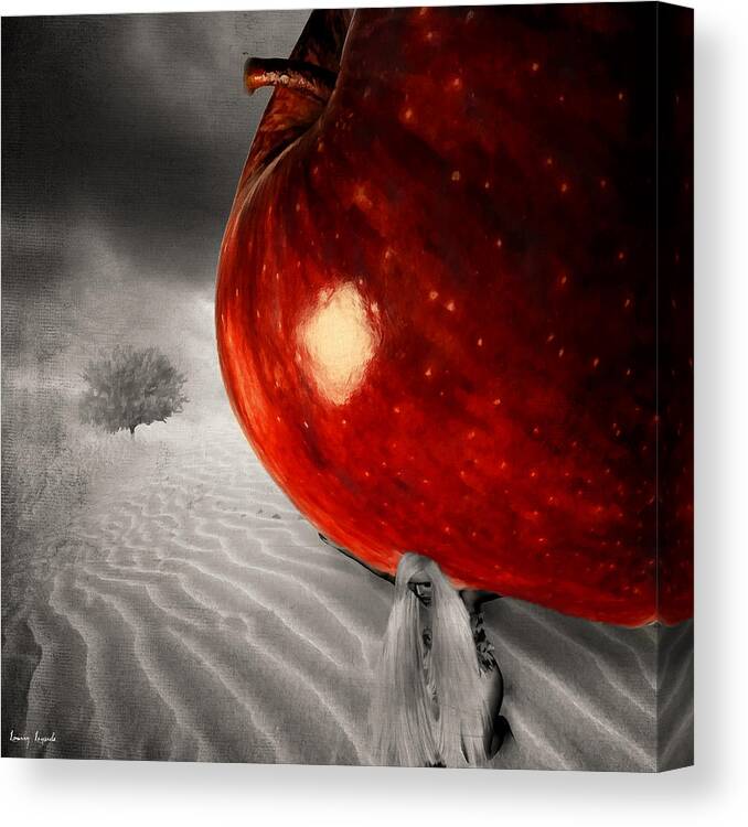 Eve Canvas Print featuring the photograph Eve's Burden by Lourry Legarde