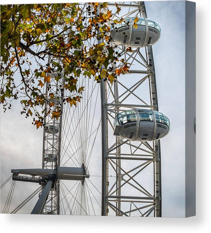 London Canvas Print featuring the photograph Eye Pods by Glenn DiPaola