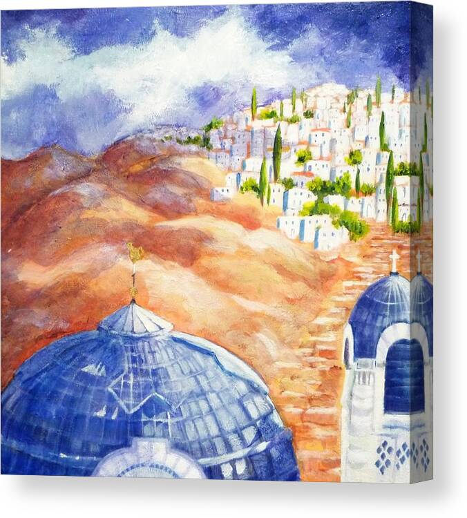 Faith Canvas Print featuring the painting Faith Journey by Betty M M Wong