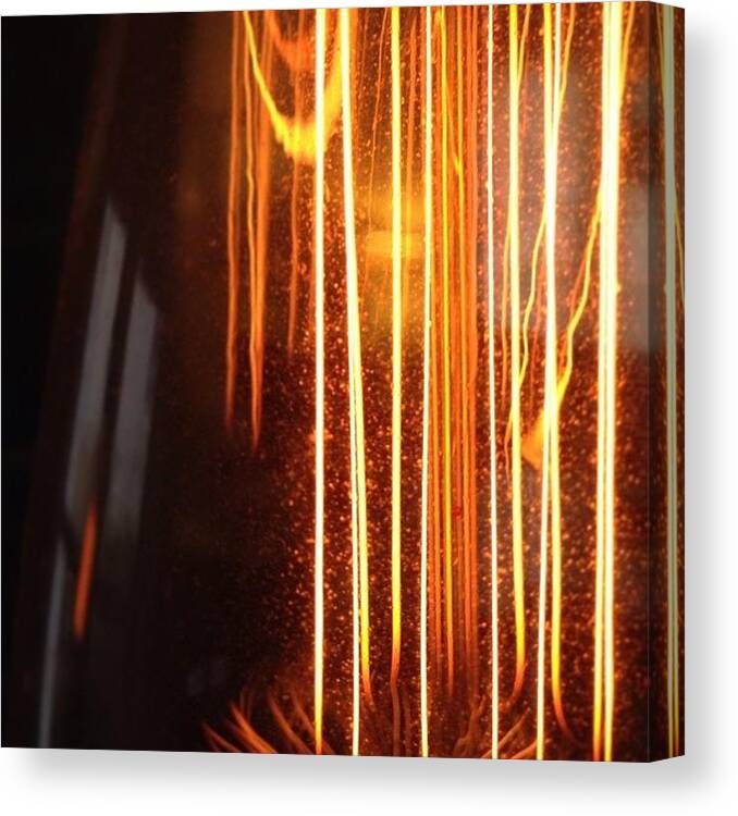  Canvas Print featuring the photograph Filament by Kyle Weller