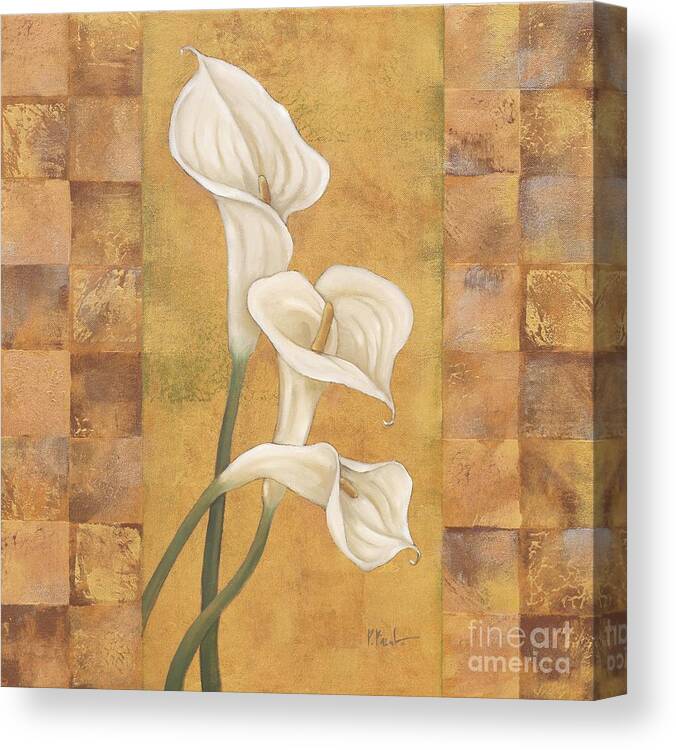 Tuscan Canvas Print featuring the painting Floral Del Rey I by Paul Brent