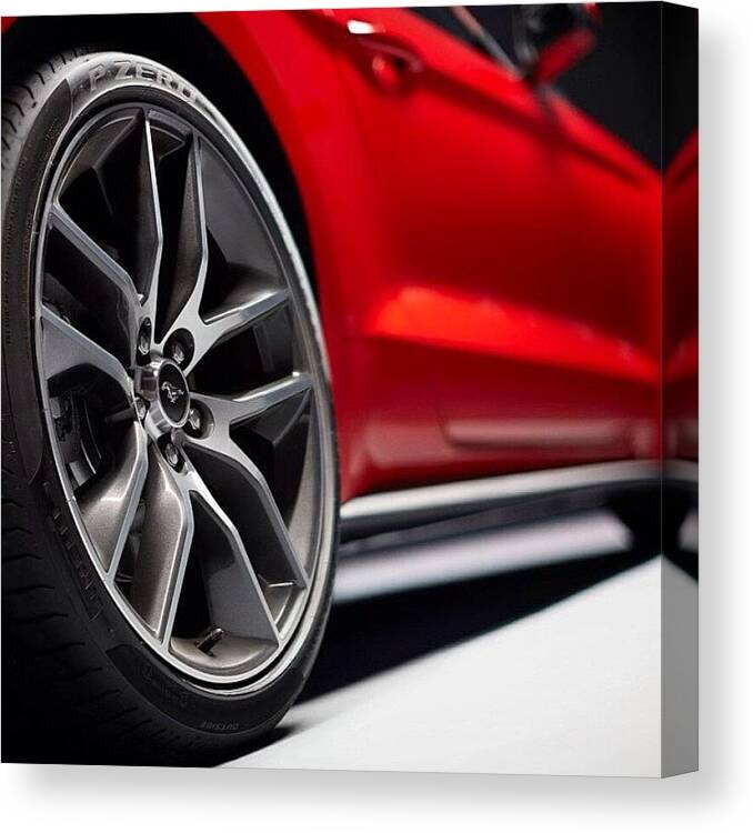  Canvas Print featuring the photograph Ford Mustang Gt (2015) by Ertan Dogan