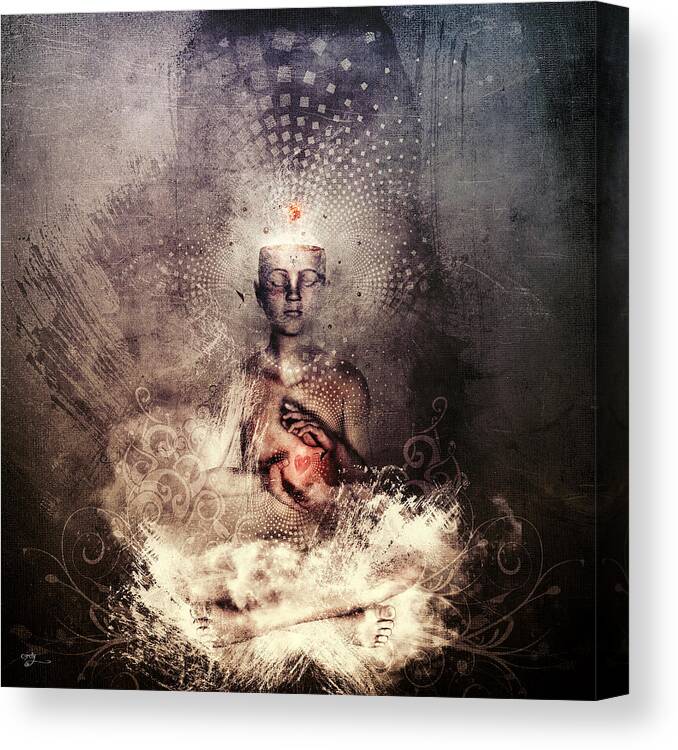 Spiritual Canvas Print featuring the digital art Forever Can Be by Cameron Gray