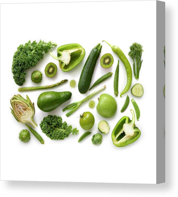 Close Up Canvas Print featuring the photograph Fresh Green Produce by Science Photo Library