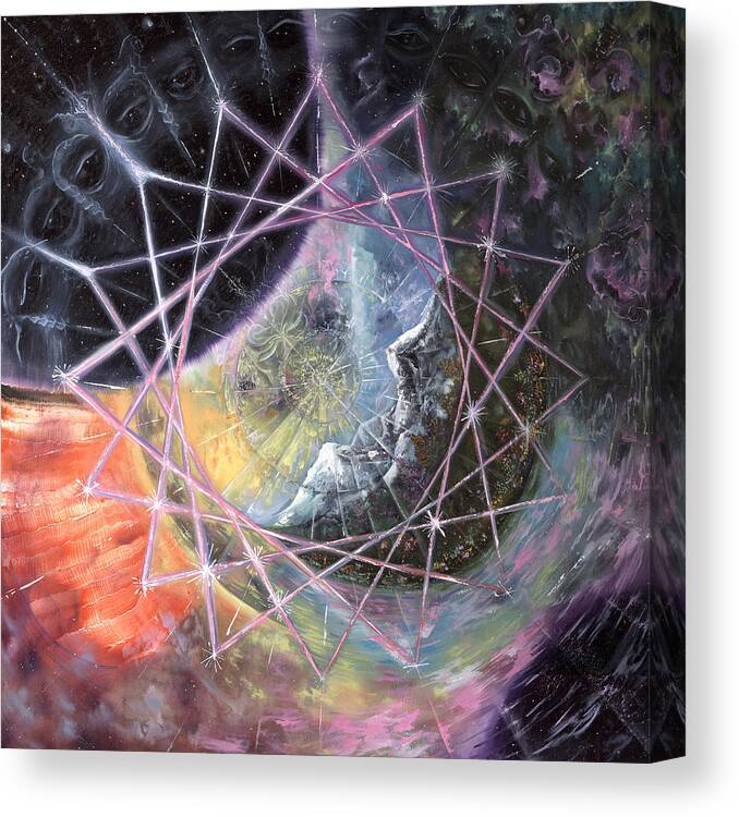 Jerod Kytah Canvas Print featuring the painting From the Inward Outward by Jerod Kytah