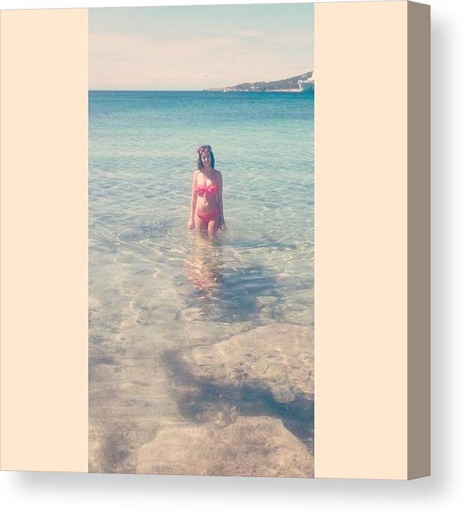  Canvas Print featuring the photograph Get Me Back To Ibiza 😭 by Ashley Edwards