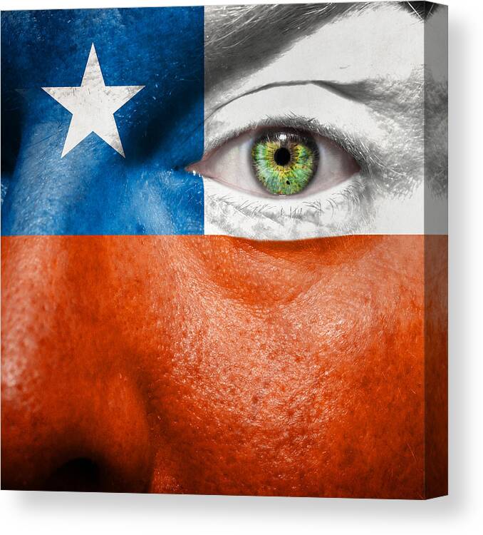 Art Canvas Print featuring the photograph Go Chile by Semmick Photo
