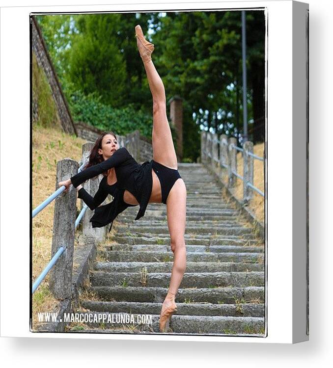 Punte Canvas Print featuring the photograph Good Morning Dancers!back To Work Is by Marco Cappalunga