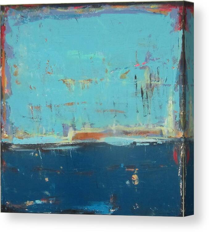 Abstract Landscape Canvas Print featuring the painting Gratitude by Francine Ethier