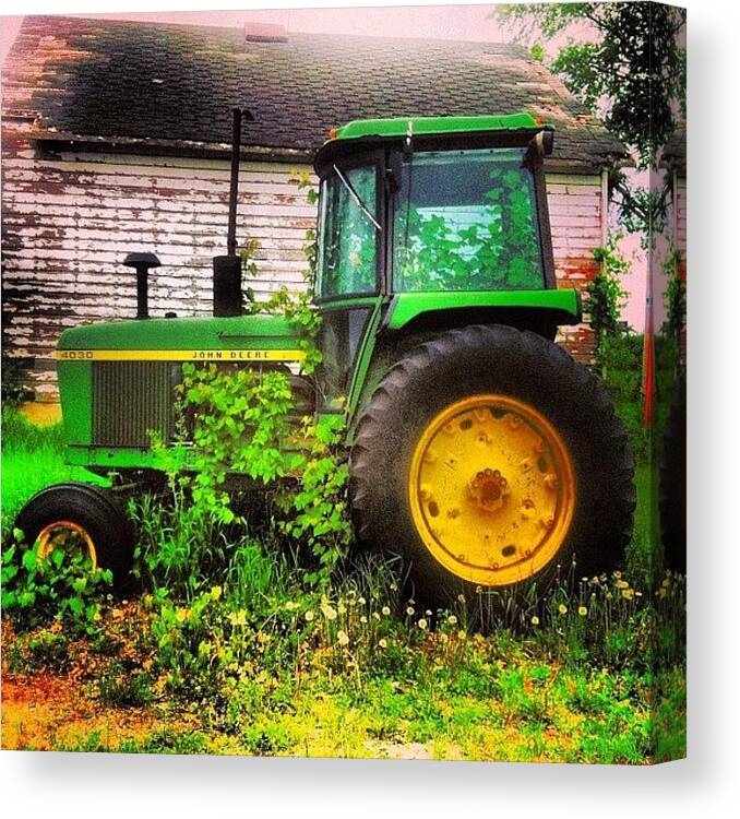 John Deere Canvas Print featuring the photograph Green House by Spencer Neuberger