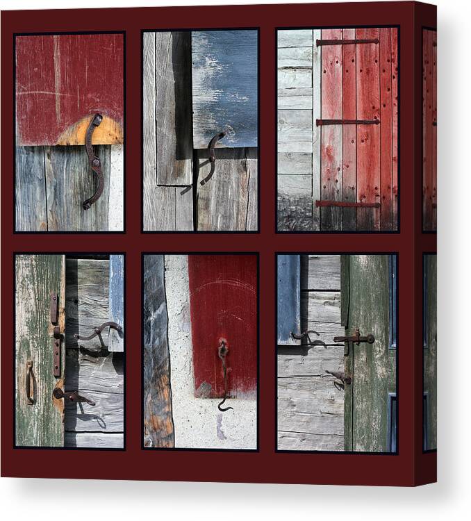 Windows Canvas Print featuring the photograph Hardware 4 by Mary Bedy