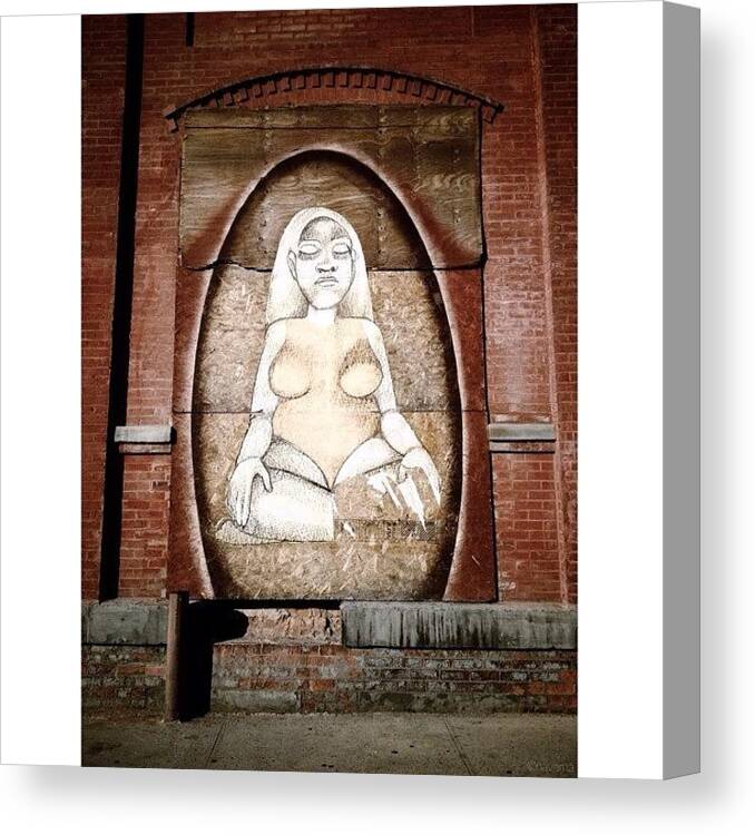 Ig_captures_city Canvas Print featuring the photograph Harlem Goddess By Summer Mcclinton by Natasha Marco