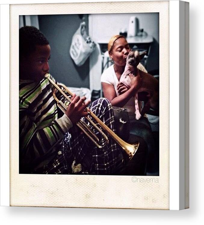  Canvas Print featuring the photograph Harlem Soul by Natasha Marco