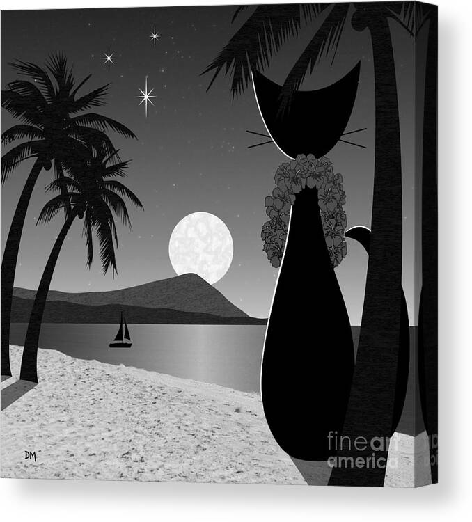 Hawaii Canvas Print featuring the digital art Hawaii by Donna Mibus