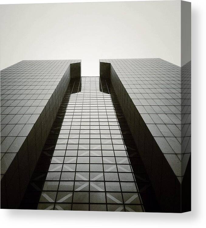 Shoulders Canvas Print featuring the photograph #hennepin #county #federal #building by Nick Winterhalter